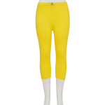 Women Bright Yellow Capri