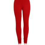 Women Dark Red Leggings